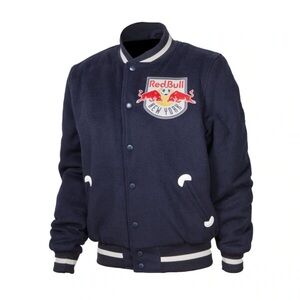 MLS Team New York Red Bulls Blue Wool Jacket